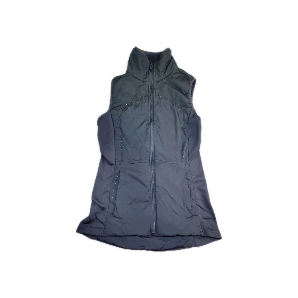Lululemon Vest Women's Size 4 Black Hiking Running Cold C5-203